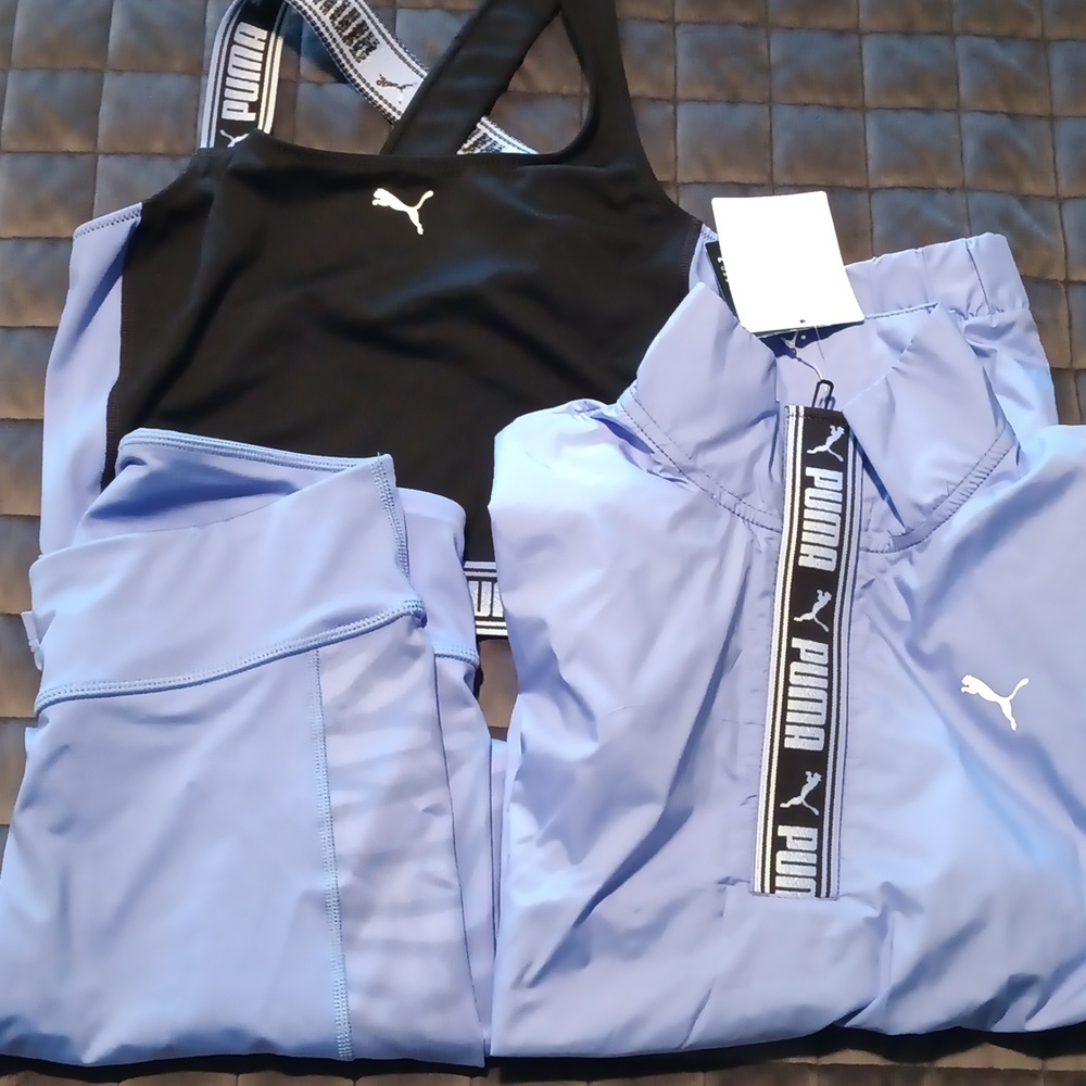 Puma 3 pc legging set